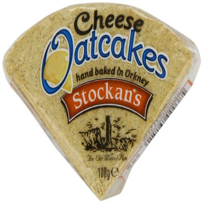 Stockans Cheese Oatcakes 100 g (Pack of 6)