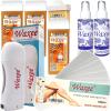 100ml oll on wax, roller waxing kit Professional hair removal. Complete set with wide roller and small roller from Waxee view 1