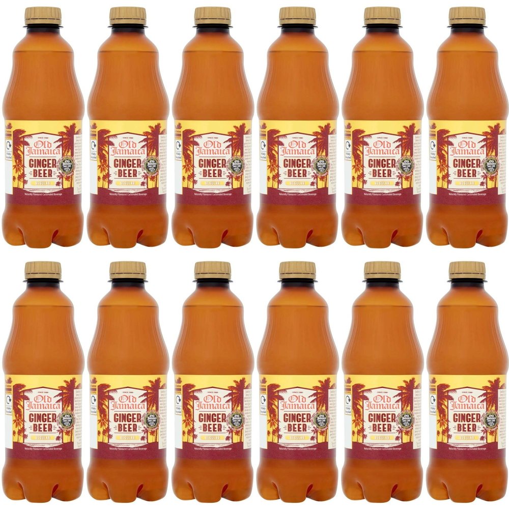 Old Jamaica Ginger Beer Fizzy Drinks 12 x 500ml Bottles