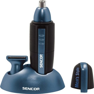 Sencor SNC 101BL Trimmer - 2 Interchangeable Heads - Washable Trimmer Heads