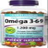 Webber Naturals Omega 3-6-9 High Potency Fish, Flax & Borage 1200 mg 180 Clear Enteric Softgels view 2