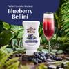 Real Syrup | Blueberry Puree Infused Fruit Syrup | Made with Real Fruit | 500ml |Natural Ingredients| Cocktails, Baking, Smoothies, Mixing Drinks, Desserts. view 4