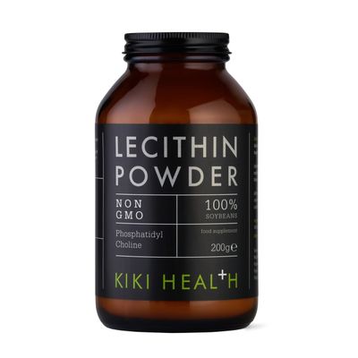 KIKI Health Non-GMO Lecithin Powder Food Supplement | Embrace Culinary Excellence & Nutritional Support | Elevate Your Recipes with Versatile Soy-Based Emulsifier | Thickener Perfect for Vegan - 200g