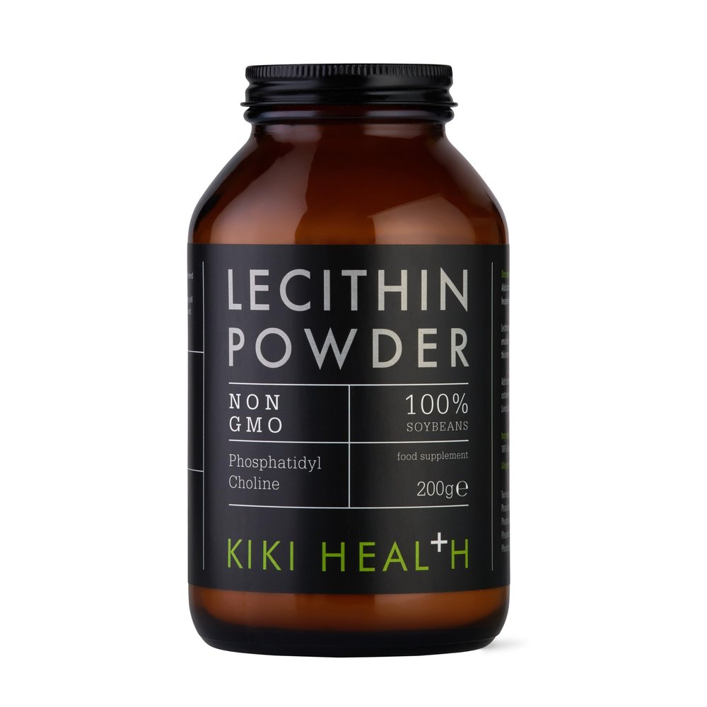 KIKI Health Non-GMO Lecithin Powder Food Supplement | Embrace Culinary Excellence & Nutritional Support | Elevate Your Recipes with Versatile Soy-Based Emulsifier | Thickener Perfect for Vegan - 200g