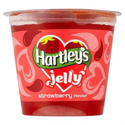 Hartley's Jelly Strawberry Flavour 125g Case of 12