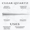 Jet International Healing Wand - Top Grade Quartz Pranic Crystal Disintegrator for Pranic Healing, Energy Cleansing, Meditation view 4
