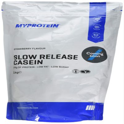 Myprotein Micellar Casein Milk Protein Supplement, 1 kg, Strawberry
