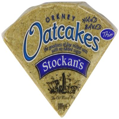 Stockan Original Thin Oatcakes 100g - Pack of 6
