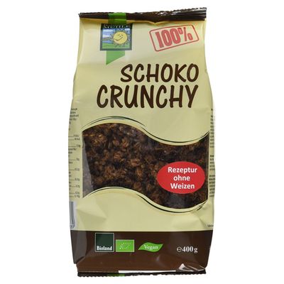 Bohlsener Mhle 100 Percent Chocolate Crunchy 400 g Pack of 4 x 400 g