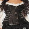 Atixo Women's Corset Black/Silver Black Size:XL view 3