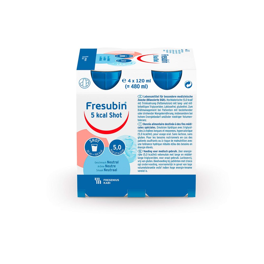 FRESUBIN 5 kcal SHOT Neutral solution 2880 ml solution