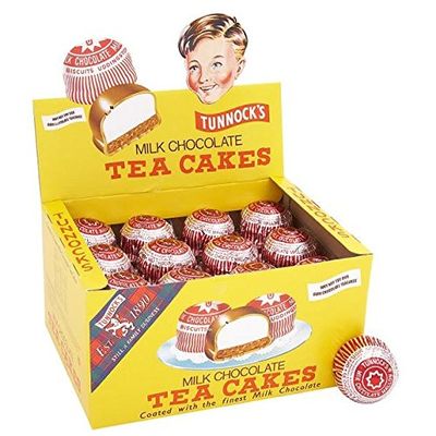 Tunnocks Milk Chocolate Tea Cakes 24g - Box of 36