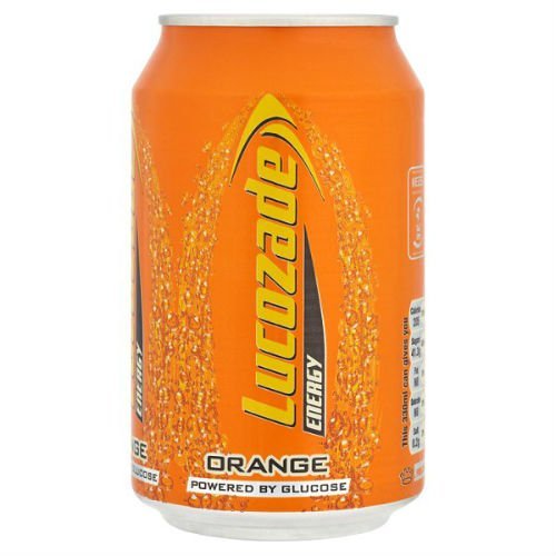 Lucozade Orange Energy Drinks 330ml Case of 24