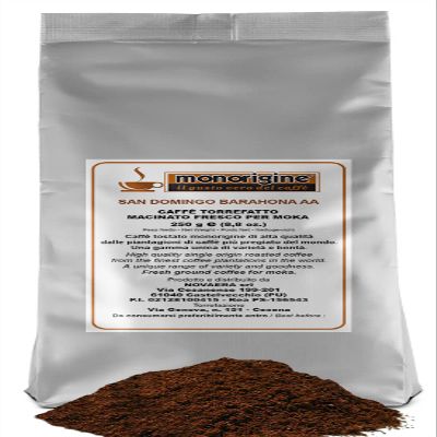 Grinded Arabica Coffee Coffee for Moka Santo Domingo Barahona AA - 500 gr