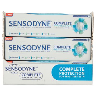 12 x Sensodyne Complete Protection Complete Daily Toothpaste 75ml