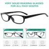 Reading Glasses by Eyekepper: 5-Pack Spring Hinges Vintage Reading Glasses Readers Black +4.00 view 4