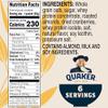 Quaker Select Starts Instant Oatmeal, Cranberry Almond, 6 Packets view 2