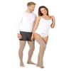 BeFit24 Medical Graduated Open Toe Compression Stockings (18-21 mmHg, 90 Denier, Class 1) for Men & Women - Best Support for Flight & Travel, Varicose Veins - [ Size 2 - Long: A - Beige ]