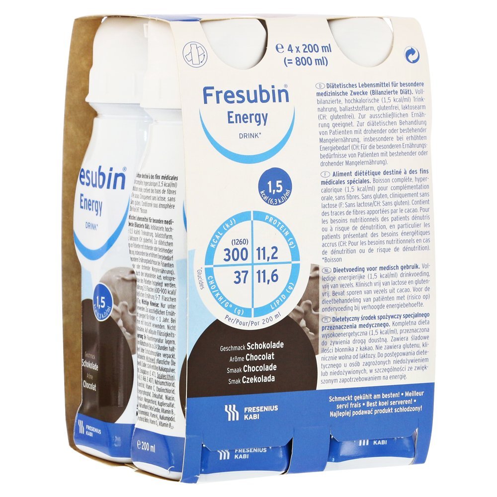 Fresubin Energy Drink Chocolate Drink Bottle CPC 800 ml Solution