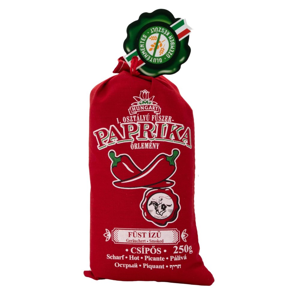 Chili-Trade Hungarian Paprika Premium Quality Origin: Kalocsa,Hungary (Smoked Hot, 250g)
