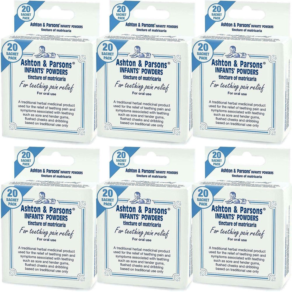 6 x Ashton & Parsons Infants' Powders