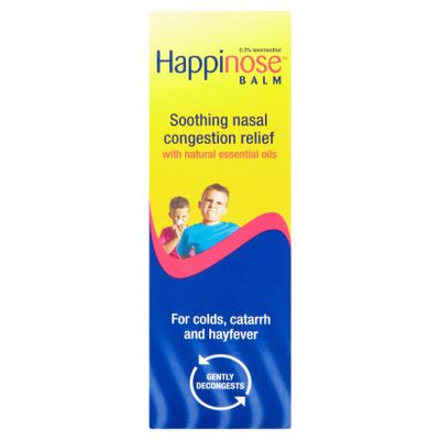 6 x Happinose Balm Soothing Nasal Congestion Relief 14g