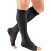Medi Plus Open Toe Knee Highs - 30-40 mmHg Black VII Reg Reg 201-VII-BLACK view 1