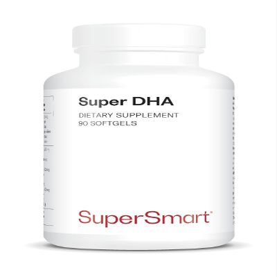 Super DHA - Heart & Brain - Docosahexaenoic Acid - Eicosapentaenoic Acid - Natural Omega-3 Formula - Sustainable Fishing - Non-GMO - SuperSmart