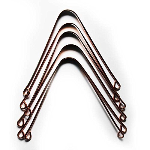 6 x Ayurvedic Copper Metal Tongue cleaner strong 100% copper best quality product for Scraper Oral Hygiene Bad Breath from online-trend