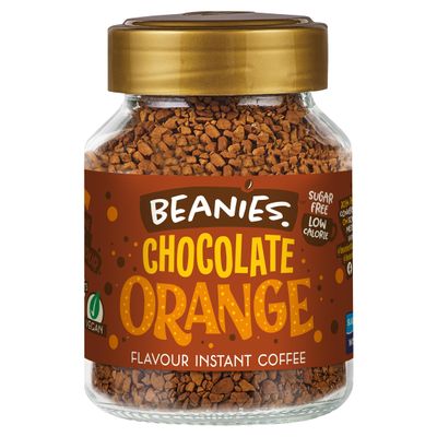 Beanies Chocolate Orange Flavoured Instant Coffee 50 g (Pack of 6)