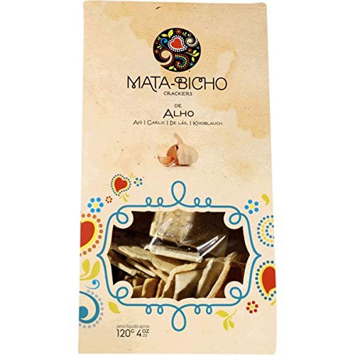 Mata-Bicho Garlic Crackers - 120 grams