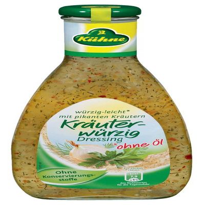Khne - Dressing Spicy Herbs Without Oil (Dressing Kruterwrzig ohne l) | Total Weight 500 Grams