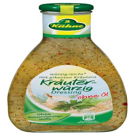 Khne - Dressing Spicy Herbs Without Oil (Dressing Kruterwrzig ohne l) | Total Weight 500 Grams