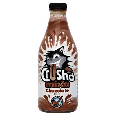 Crusha Mixa Chocolate Flavour Milk Shakes 1 Litre Case of 12