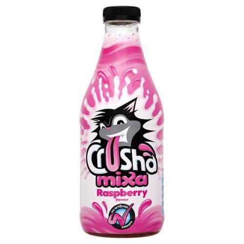 Crusha Mixa Raspberry Flavour Milk Shakes 1 Litre Case of 12