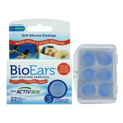 12 x BioEars Soft Silicone Earplugs 3 Pairs