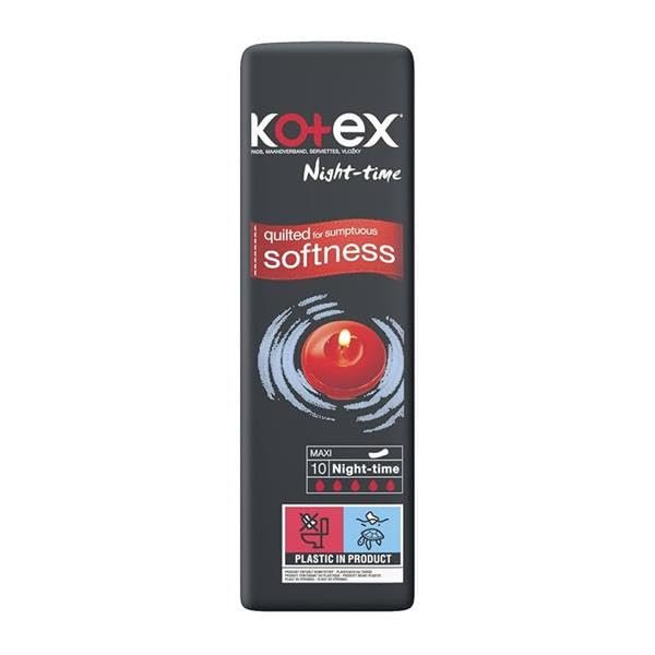 12 x Kotex Nightime Pads 10