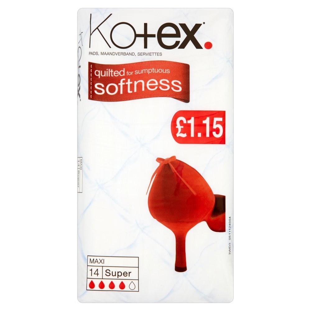12 x Kotex Maxi Super Pm1.15