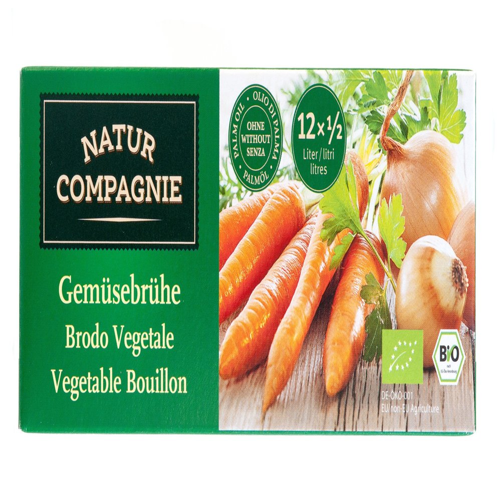 Broth - Vegetable Cubes BIO 126 g - NATUR COMPAGNIE