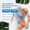 Bromelain 2500 GDU/g High Strength 1200 GDU per Capsule for Inflammation, Swelling & Recovery 60 Vegan Capsules Pure Pineapple Enzyme Supplement for Digestion Support UK Made - Health4All view 2