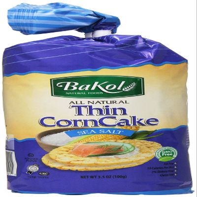 BAKOL Thin Corn Cake SEA Salt [6 x 90 gr]
