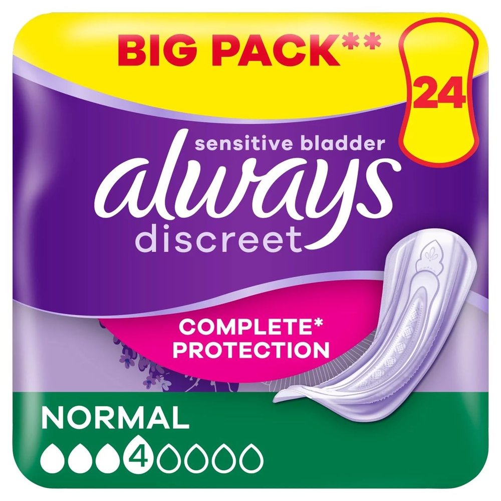 Always Discreet Pads Normal 24 Pads