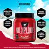 BSN Nutrition N.O.-Xplode Pre Workout Powder with Creatine Monohydrate, Beta Alanine, Caffeine, Vitamin D and Vitamin B Complex, Fruit Punch, 30 Servings, 600 g view 2