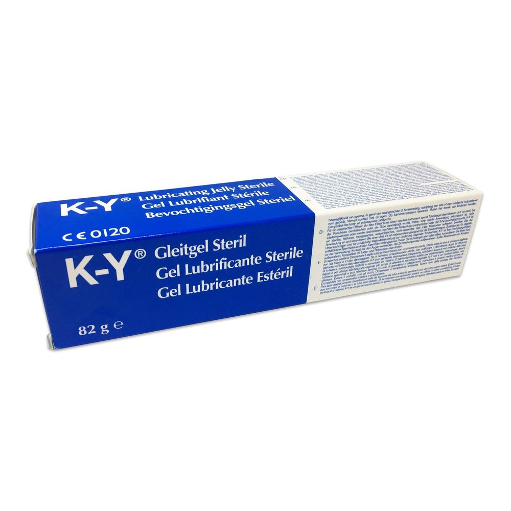 TWELVE PACK of K-Y Gel Lubricating Sterile Jelly 82g