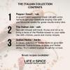 Life of Spice The Italian Collection | Spice Rub, Flavoured Salt and Herb Blend | 133g | 3 Unique Recipe Cards | Brilliant for Trattoria style Pasta, Pizza and Mediterranean dishes | Great Gift Idea view 2