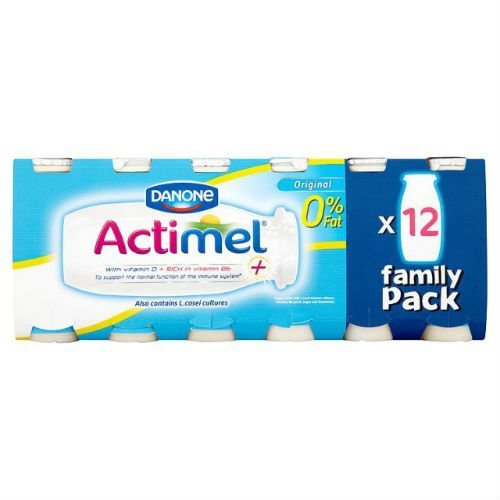 Actimel Yogurt Drink Fat Free 12x100g