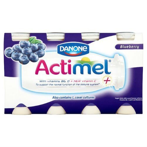 Actimel Blueberry Drinking Yogurts 8 x 100g