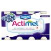 Actimel Blueberry Drinking Yogurts 8 x 100g view 1