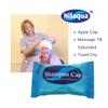 Nilaqua Rinse Free Shampoo Cap, No Shower Required, Nourishing Soft & Kind Vegan Friendly & Paraben/Latex Free, No Rinse Shampoo Caps for Elderly | Just Microwavable, Apply and Towel off | 3 Pack view 2