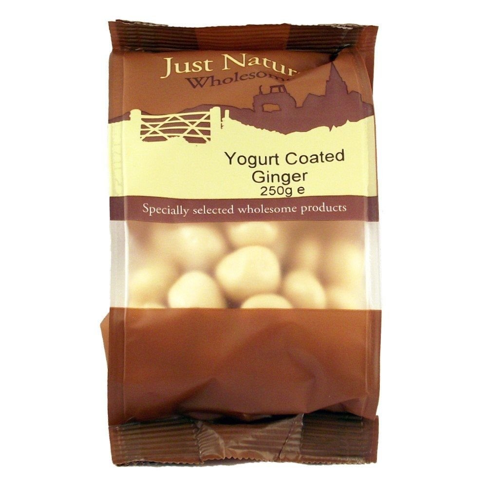 Just Natural Wholesome Yoghurt Coated Ginger 250g